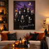 Custom Photo Haunted Victorian Gothic Vertical Poster - Personalized Halloween Decor Birthday Gifts For Mom, Dad, Brother, Sister - Spooky Together, Better Forever