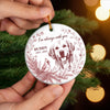 Custom Photo Ceramic Ornament - Personalized Pet Christmas Memorial Sympathy Gifts For Dogs, Cats - Forever Our Sweetest Friend