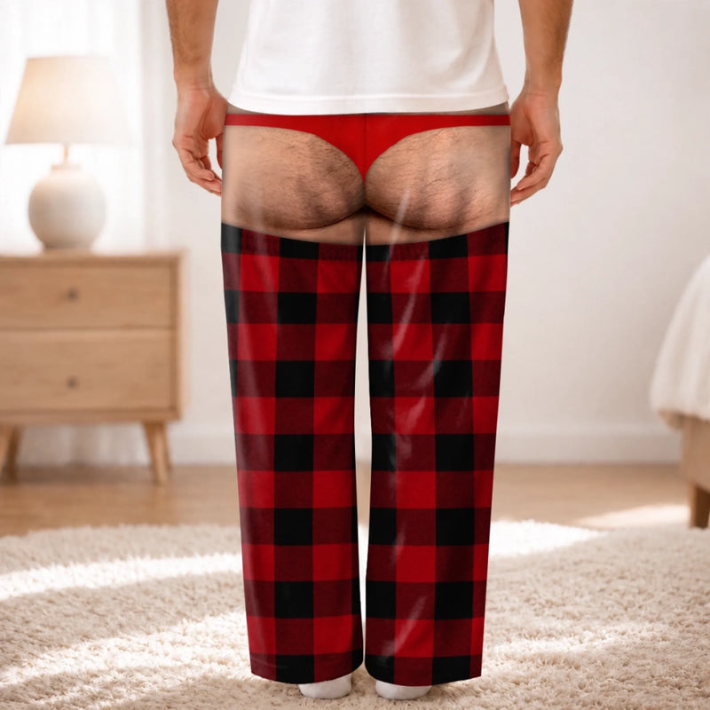 Custom Funny Pajama Pants - Personalized Christmas Birthday Gifts For Husband, Son, Grandson, Brother, Grandpa, Dad, Yourself - Do Not Disturb My Dreams