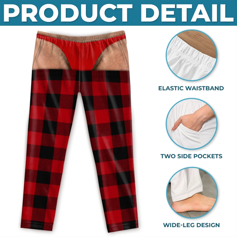 Custom Funny Pajama Pants - Personalized Christmas Birthday Gifts For Husband, Son, Grandson, Brother, Grandpa, Dad, Yourself - Do Not Disturb My Dreams