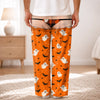 Custom Funny Pajama Pants - Personalized Halloween Birthday Gifts For Husband, Son, Grandson, Brother, Grandpa, Dad, Yourself - Boo Before Bed
