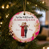 Custom Ceramic Ornament - Personalized Best Friend Christmas Birthday Gifts For Women, Besties, Sisters, BFF - You Are My Bestie
