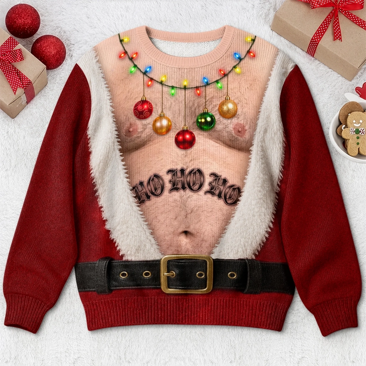 Personalized funny ugly Christmas sweatshirt