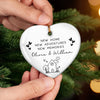 Custom New Home Ceramic Ornament - Personalized Anniversary Christmas Wedding Gifts For Husband And Wife, Him And Her - New Keys, New Memories