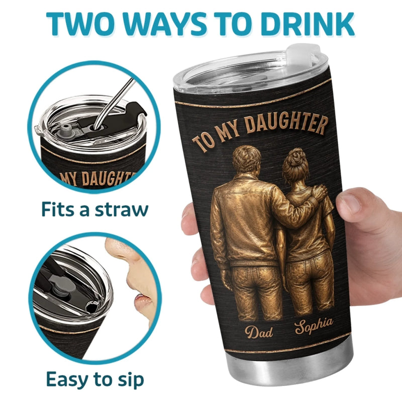 Custom Tumbler - Personalized Birthday Gifts For Son, Daughter - Stay Strong And Keep Going