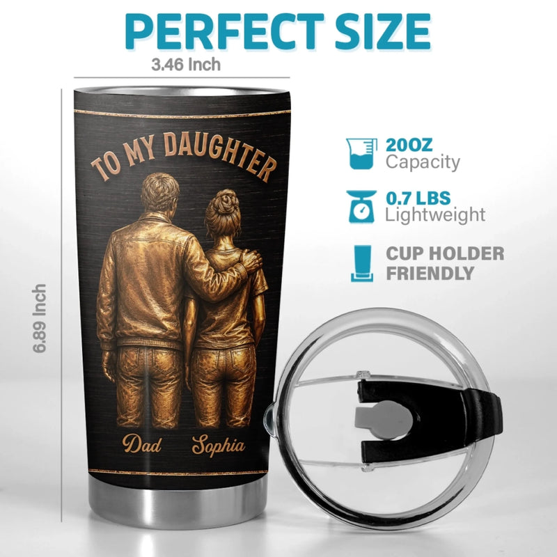 Custom Tumbler - Personalized Birthday Gifts For Son, Daughter - Stay Strong And Keep Going