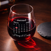 Custom First Christmas Wine Glass - Personalized Anniversary Christmas Wedding Gifts For Husband And Wife, Him And Her - Love Worth Toasting To