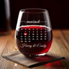 Custom First Christmas Wine Glass - Personalized Anniversary Christmas Wedding Gifts For Husband And Wife, Him And Her - Love Worth Toasting To