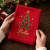 Custom Cotton Napkin - Personalized Christmas Birthday Gifts For Mom, Dad, Brother, Sister - Merry Christmas, Sweet Family
