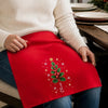 Custom Cotton Napkin - Personalized Christmas Birthday Gifts For Mom, Dad, Brother, Sister - Love Grows Around The Christmas Tree