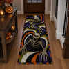 3D Skeleton Vortex Runner Rug - Halloween Decor Gifts For Mom, Dad, Brother, Sister - Fright Night Begins