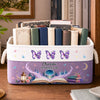 Custom Storage Basket - Personalized Bookish Gifts For Book Lovers, Bookworms, Readers - Fly Away With Sweet Dreams