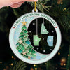Custom Long Distance Acrylic Ornament - Personalized Christmas Birthday Gifts For Mom, Dad, Brother, Sister - Love Keeps Us Close Always