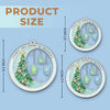 Custom Long Distance Acrylic Ornament - Personalized Christmas Birthday Gifts For Mom, Dad, Brother, Sister - Love Keeps Us Close Always