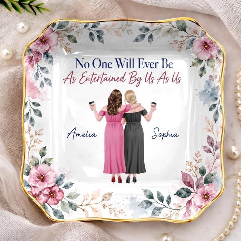 Custom Jewelry Dish - Personalized Best Friend Birthday Gifts For Women, Besties, Sisters, BFF - Our Kind Of Forever
