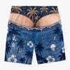 Custom Funny Men Swim Trunks - Personalized Summer Vacation And Travel Gifts For Husband, Son, Grandson, Brother, Grandpa, Dad, Yourself - Party Hard Under The Sun