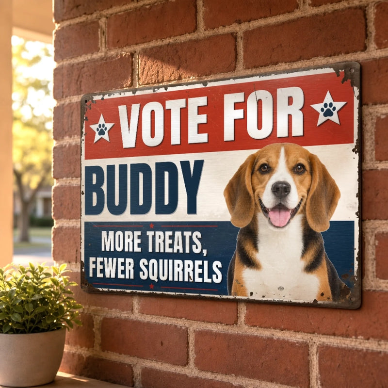 Custom Photo Home Decor Metal Sign - Personalized  Birthday Gifts For Dog Cat Lovers, Dog Dad And Mom, Cat Owners - The Pawfect Candidate