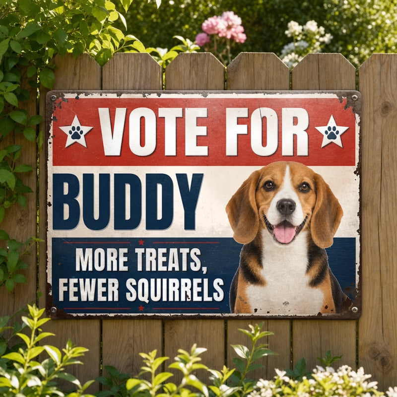 Custom Photo Home Decor Metal Sign - Personalized  Birthday Gifts For Dog Cat Lovers, Dog Dad And Mom, Cat Owners - The Pawfect Candidate