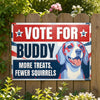 Custom Photo Home Decor Metal Sign - Personalized  Birthday Gifts For Dog Cat Lovers, Dog Dad And Mom, Cat Owners - Vote For Pawsitive Change