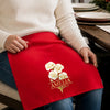 Custom Birth Month Flower Cotton Napkin - Personalized Christmas Birthday Gifts For Mom, Dad, Brother, Sister - Making Spirits Bright