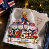 Custom Acrylic Ornament - Personalized America 250th Anniversary Christmas Gifts For Mom, Grandma, Dad, Grandpa - United In Love Proud In Spirit
