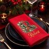 Custom Cotton Napkin - Personalized Christmas Birthday Gifts For Mom, Dad, Brother, Sister - Gather & Be Merry