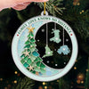 Custom Long Distance Acrylic Ornament - Personalized Christmas Birthday Gifts For Mom, Dad, Brother, Sister - Warm Hearts Across The World