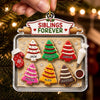 Custom Acrylic Ornament - Personalized Christmas Birthday Gifts For Mom, Dad, Brother, Sister - Baking Memories Together