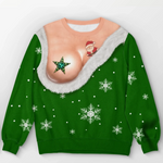 Custom Funny Ugly Sweatshirt - Personalized Christmas Birthday Gifts For Wife, Daughter, Besties, Sisters, Granddaughter, Grandma, Mom, Yourself - Cute Enough To Be Ugly