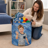 Custom Photo Laundry Basket - Personalized Birthday Gifts For Kids - Little Moments Full Of Joy