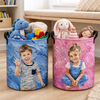 Custom Photo Laundry Basket - Personalized Birthday Gifts For Kids - Little Moments Full Of Joy