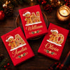 Custom Gingerbread Cotton Napkin - Personalized Christmas Birthday Gifts For Mom, Dad, Brother, Sister - Baking Spirits Bright