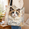 Custom Photo All-Over Print Tote Bag - Personalized Birthday Gifts For Dog Cat Lovers, Dog Dad And Mom, Cat Owners - Made For Cuddles