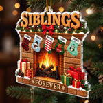 Custom Acrylic Ornament - Personalized Christmas Birthday Gifts For Mom, Dad, Brother, Sister - Our Christmas Story Begins Here