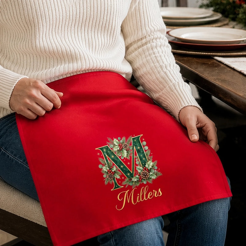 Custom Cotton Napkin - Personalized Christmas Birthday Gifts For Mom, Dad, Brother, Sister - Family Traditions Full Of Love