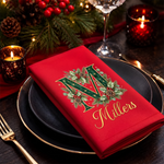 Custom Cotton Napkin - Personalized Christmas Birthday Gifts For Mom, Dad, Brother, Sister - Family Traditions Full Of Love