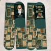 Custom Shh I'm Reading Crew Socks - Personalized Bookish Gifts For Book Lovers, Bookworms, Readers - Magic Lives Between The Pages