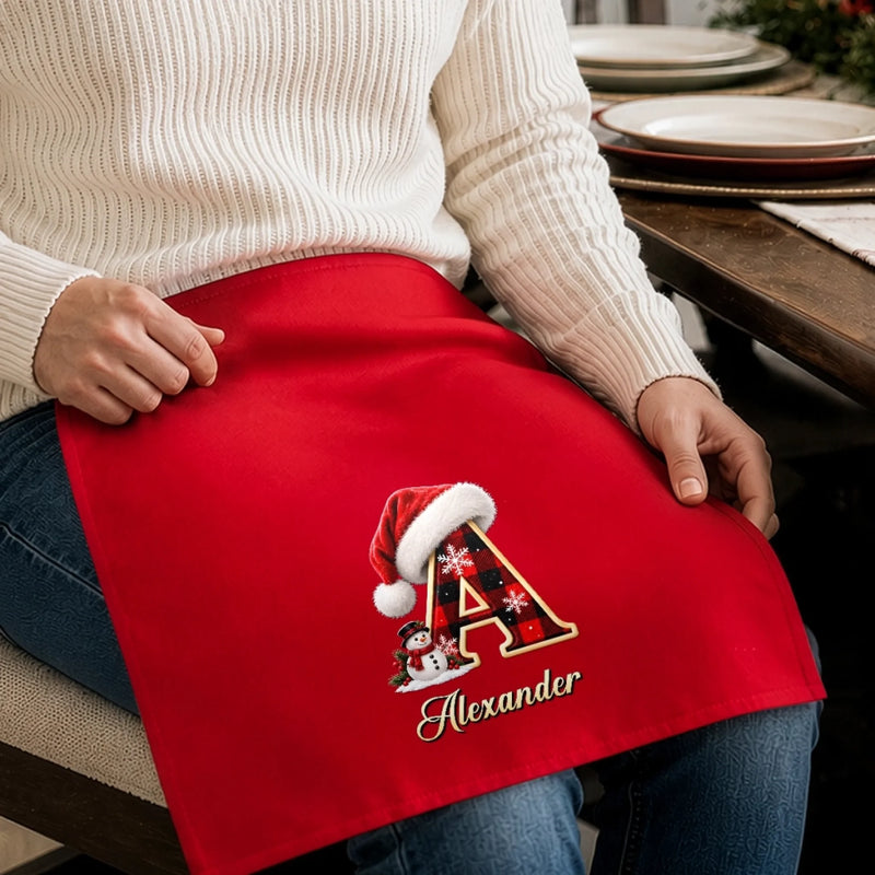 Custom Cotton Napkin - Personalized Christmas Birthday Gifts For Mom, Dad, Brother, Sister - Joy Grows When We Gather