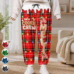 Custom Letter Unisex Sweatpants - Personalized Christmas Birthday Gifts For Mom, Dad, Brother, Sister - Cookies For Santa