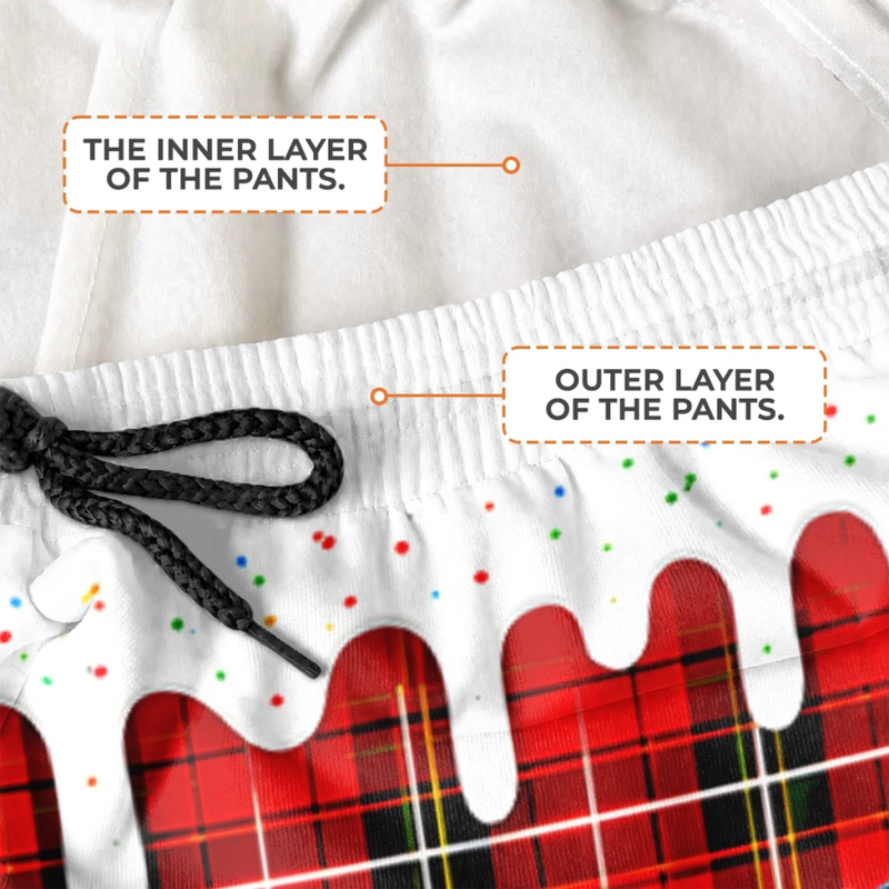 Custom Letter Unisex Sweatpants - Personalized Christmas Birthday Gifts For Mom, Dad, Brother, Sister - Cookies For Santa
