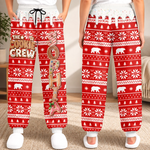 Custom Letter Unisex Sweatpants - Personalized Christmas Birthday Gifts For Mom, Dad, Brother, Sister - Official Cookie Tester
