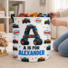 Custom Laundry Basket - Personalized Birthday Gifts For Kids - Little Wheels Big Adventures