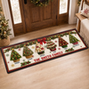 Custom Runner Rug - Personalized Christmas Birthday Gifts For Mom, Dad, Brother, Sister - Blessed Home Full Of Happiness
