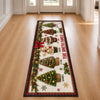 Custom Runner Rug - Personalized Christmas Birthday Gifts For Mom, Dad, Brother, Sister - Blessed Home Full Of Happiness