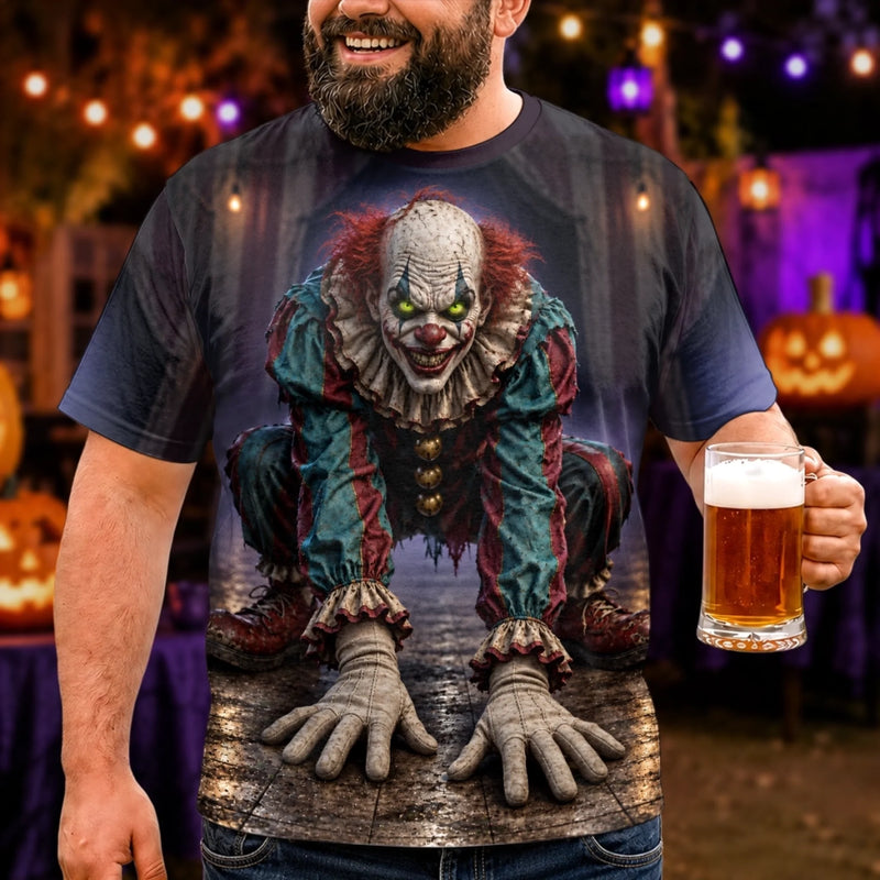 Custom Zombie T-shirt - Personalized Halloween Birthday Gifts For Husband, Son, Grandson, Brother, Grandpa, Dad, Yourself - Monster Party Starts Right Here