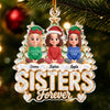 Custom Acrylic Ornament - Personalized Best Friend Christmas Birthday Gifts For Women, Besties, Sisters, BFF - Joyful Season With You
