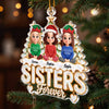 Custom Acrylic Ornament - Personalized Best Friend Christmas Birthday Gifts For Women, Besties, Sisters, BFF - Joyful Season With You