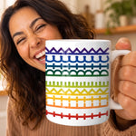 Hidden Message Mug - Funny Gifts For Best Friends, Family, Coworker, Work Bestie - Living Life In Full Color
