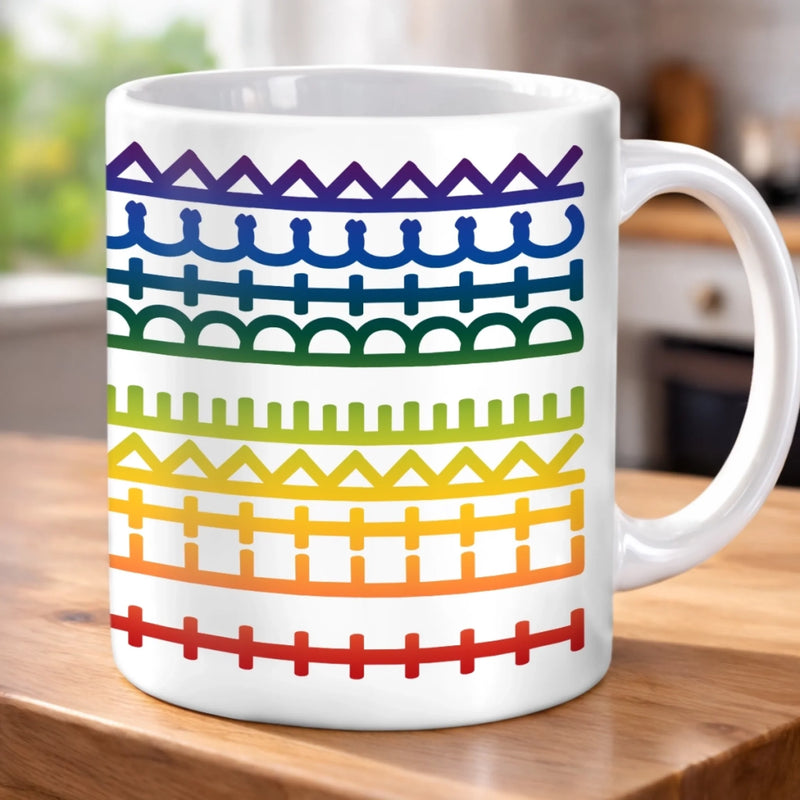 Hidden Message Mug - Funny Gifts For Best Friends, Family, Coworker, Work Bestie - Living Life In Full Color