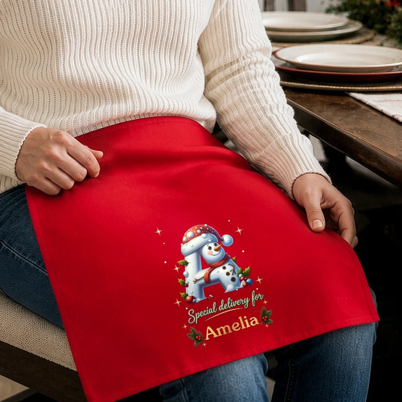 Custom Cotton Napkin - Personalized Christmas Birthday Gifts For Mom, Dad, Brother, Sister - Merry Moments All Around